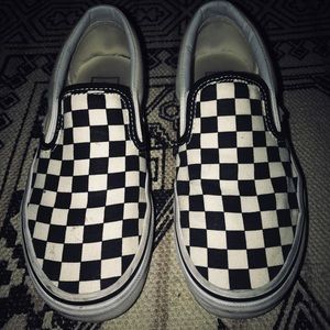 Vans Classic Checkered Slip On Sneakers